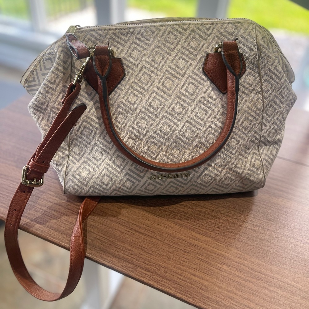 Liz Claiborne Canvas Handbag